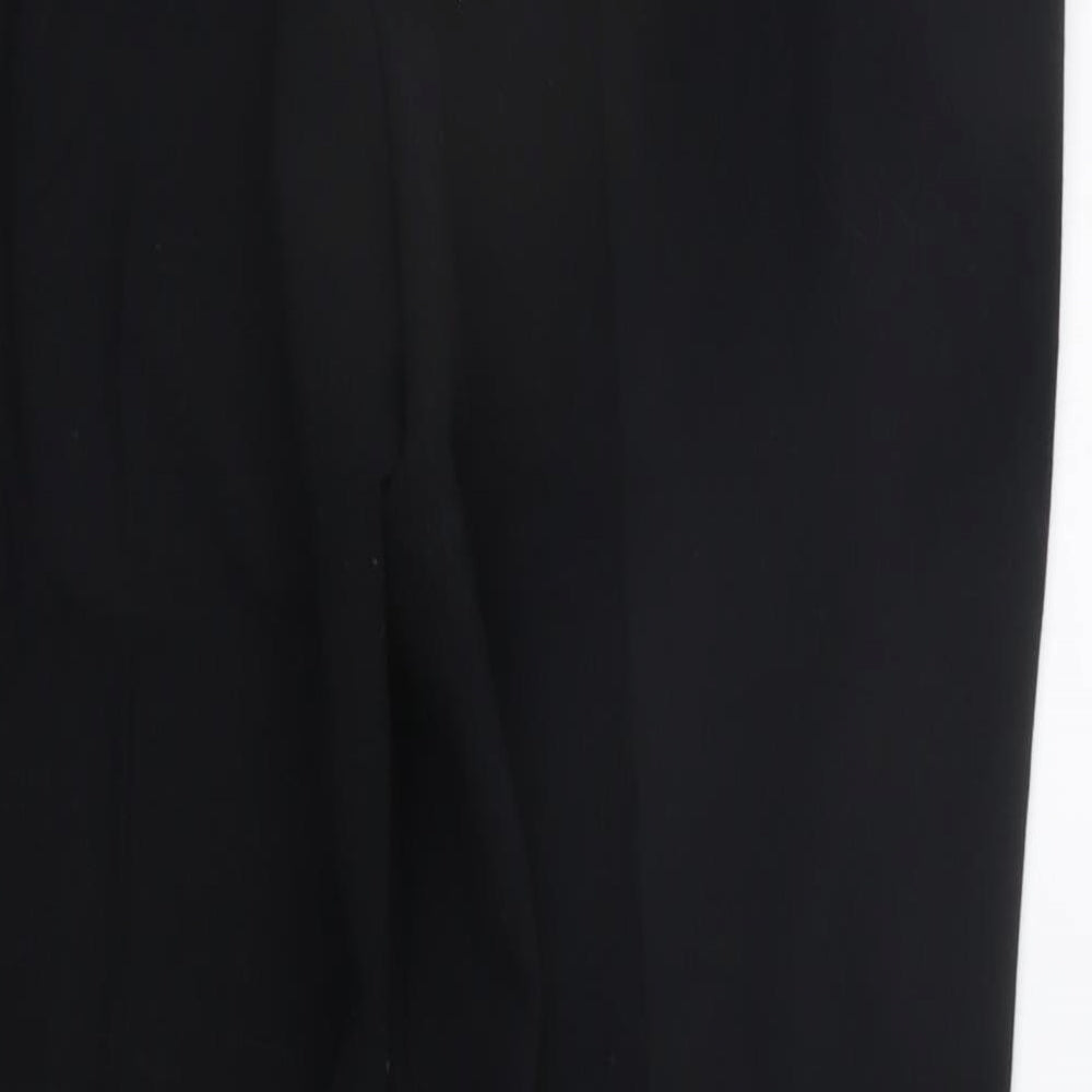 Womens UK Size 14 Marks and Spencer Regular Fit Black Trousers