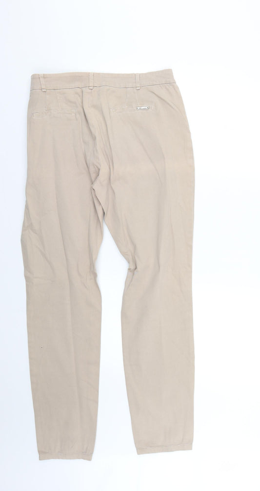 fashion collection Mens Beige Trousers Size L L29 in