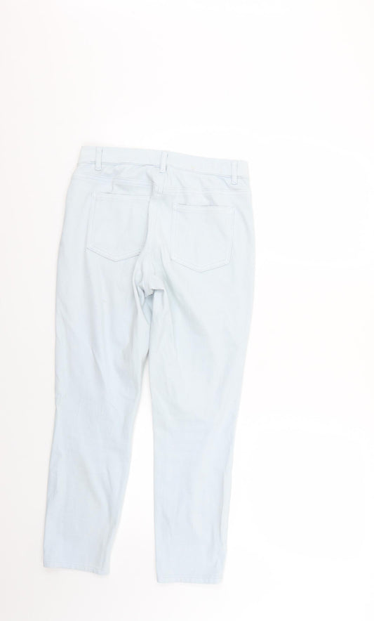 Womens UK Size S Preworn Regular Fit Skinny Blue Jeans