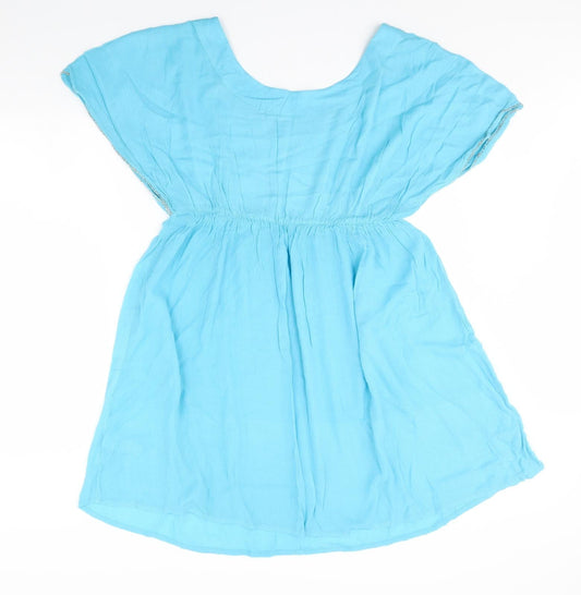 Riviera Womens Blue Fit & Flare Size M