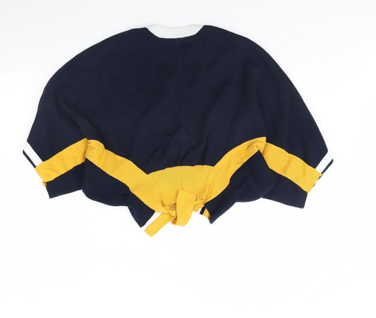 Urban Revivo Womens Blue Pullover Jumper Size 8