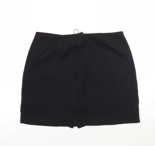 Red Herring Womens Black A-Line Skirt Size 12