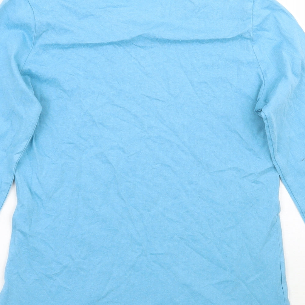 F&F Girls Blue Basic T-Shirt Size 13 Years