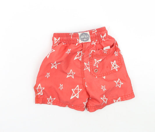 NEXT Baby Orange Geometric Cropped Trousers Size 12-18 Months