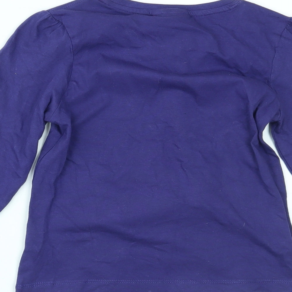 Star Wars Girls Purple Top Pyjama Top Size 8 Years - Star wars