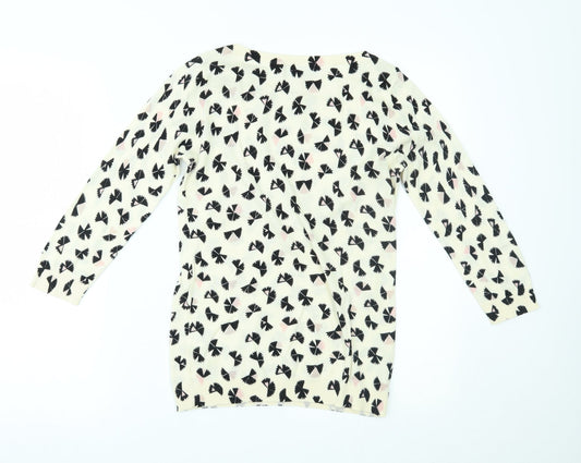 Fenn Wright Manson Womens Ivory Basic Blouse Size 10