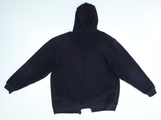 m7S Boys Blue Full Zip Hoodie Size 13-14 Years