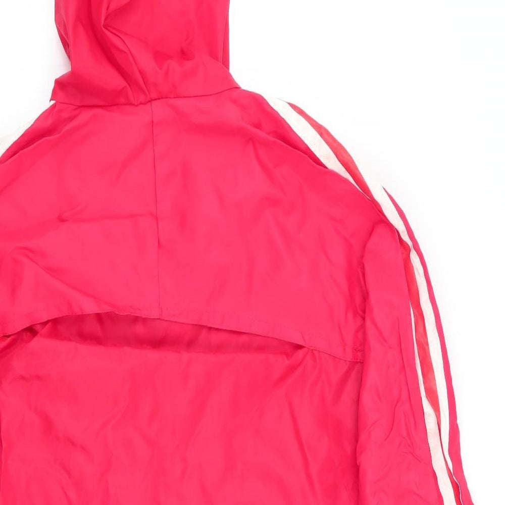 Womens UK Size S Preworn Red Rain Coat