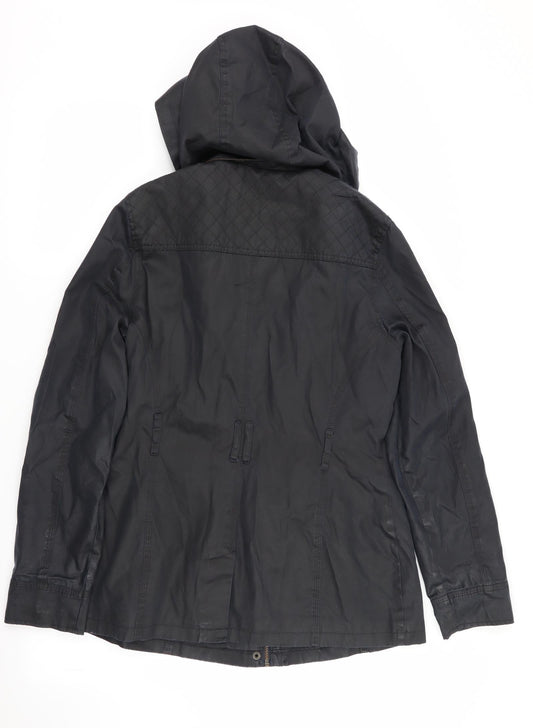 Indigo Womens Blue Overcoat Coat Size 10