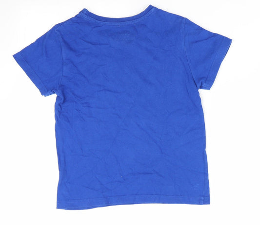 Rebel by Primark Boys Blue Basic T-Shirt Size 6-7 Years