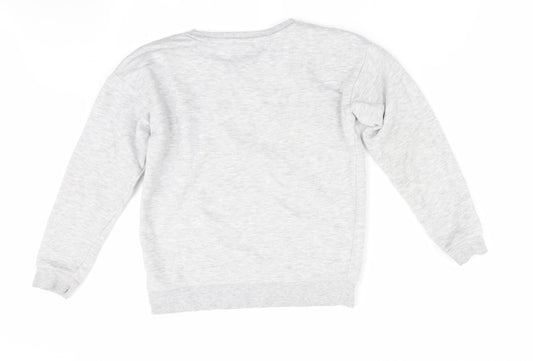 Primar Girls Grey Pullover Sweatshirt Size 8-9 Years