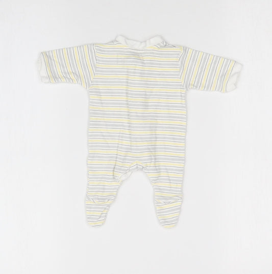 EARLY DAYS Baby Multicoloured Striped Babygrow One-Piece Size Newborn