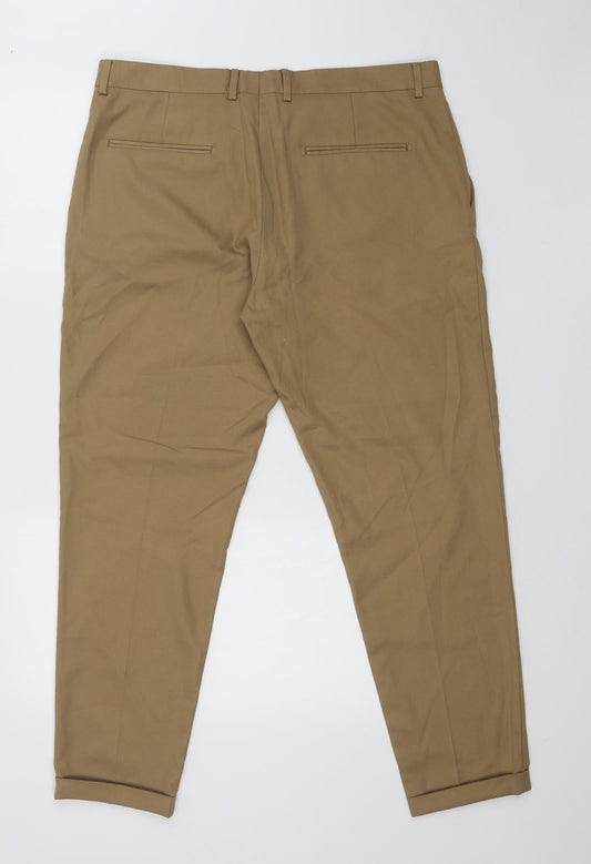 Preworn Womens Brown Dress Pants Trousers Size 10 L28 in