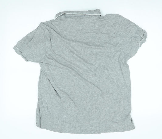 Industrialise Mens Grey Polo Size L