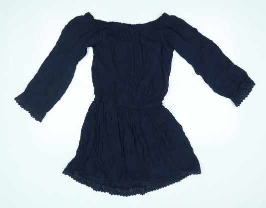 Atmosphere Womens Blue A-Line Size 12