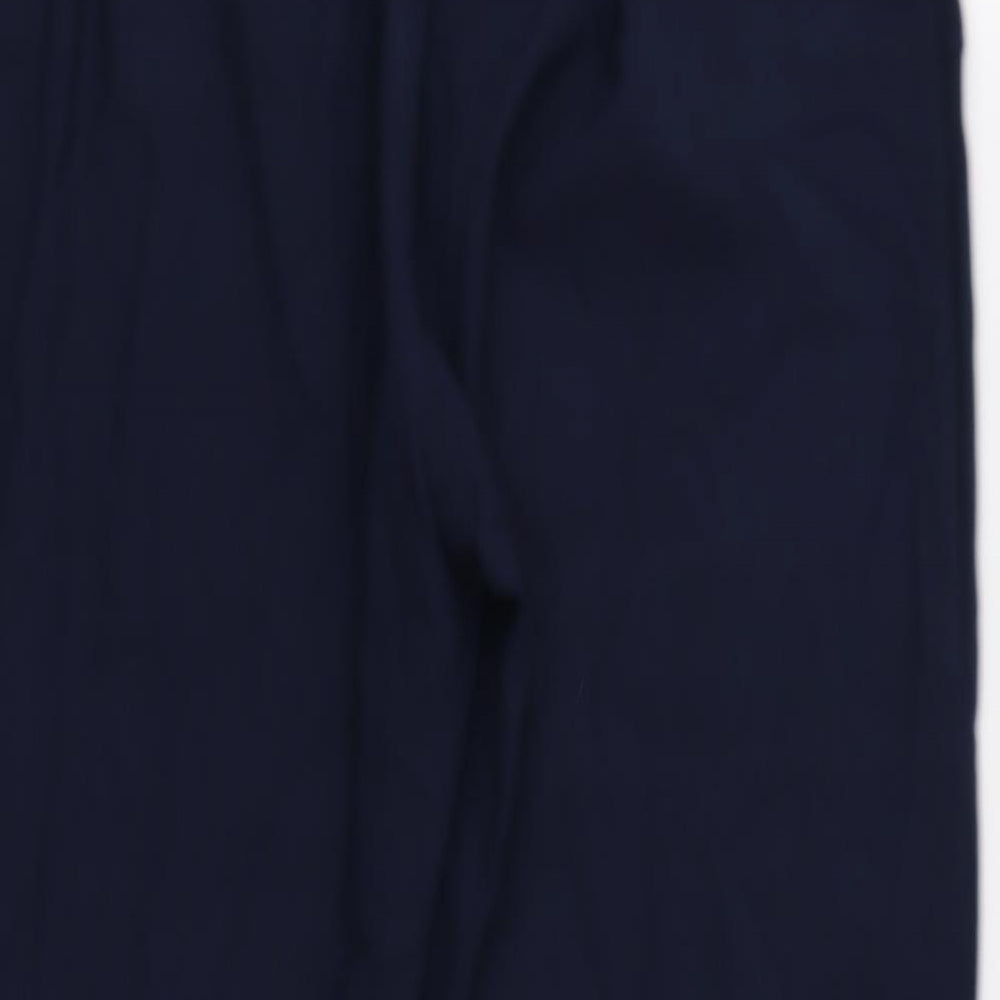 Womens UK Size 12 Preworn Regular Fit Blue Trousers