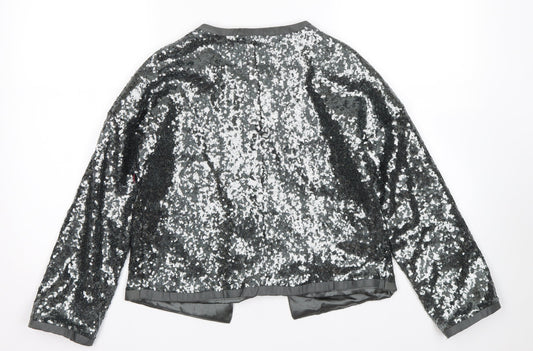 Nutmeg Girls Green Wrap Jumper Size 12-13 Years