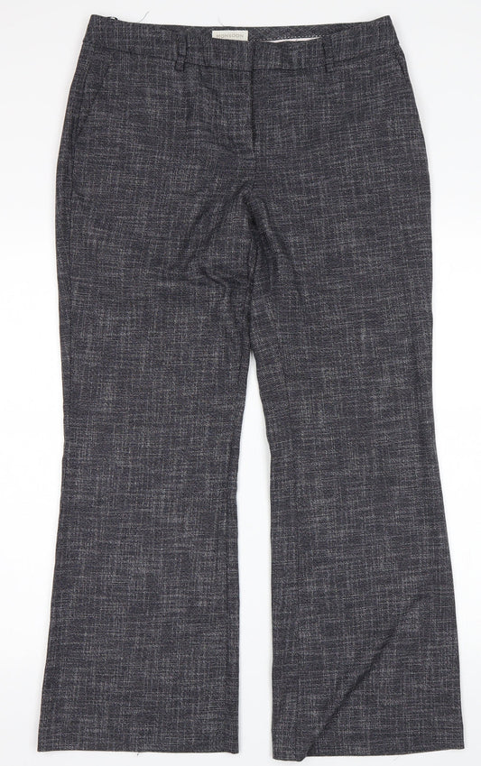 Womens UK Size 12 Monsoon Regular Fit Grey Trousers