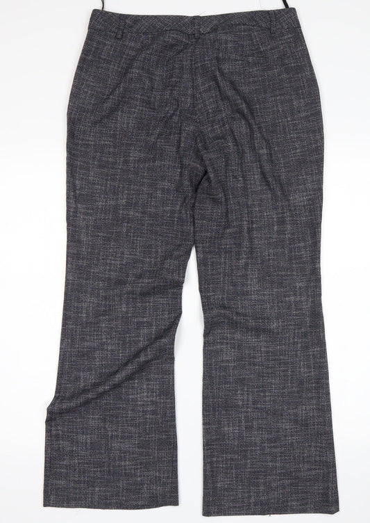 Monsoon Womens Grey Trousers Size 12 L28 in