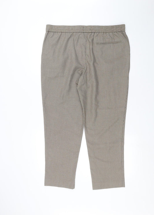 New Look Mens Brown Trousers Size L L25 in