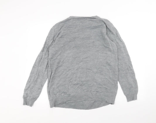 Damart Womens Grey Pullover Jumper Size 14