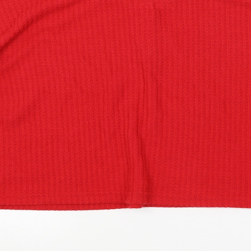 Primark Womens Red Pullover Jumper Size 12
