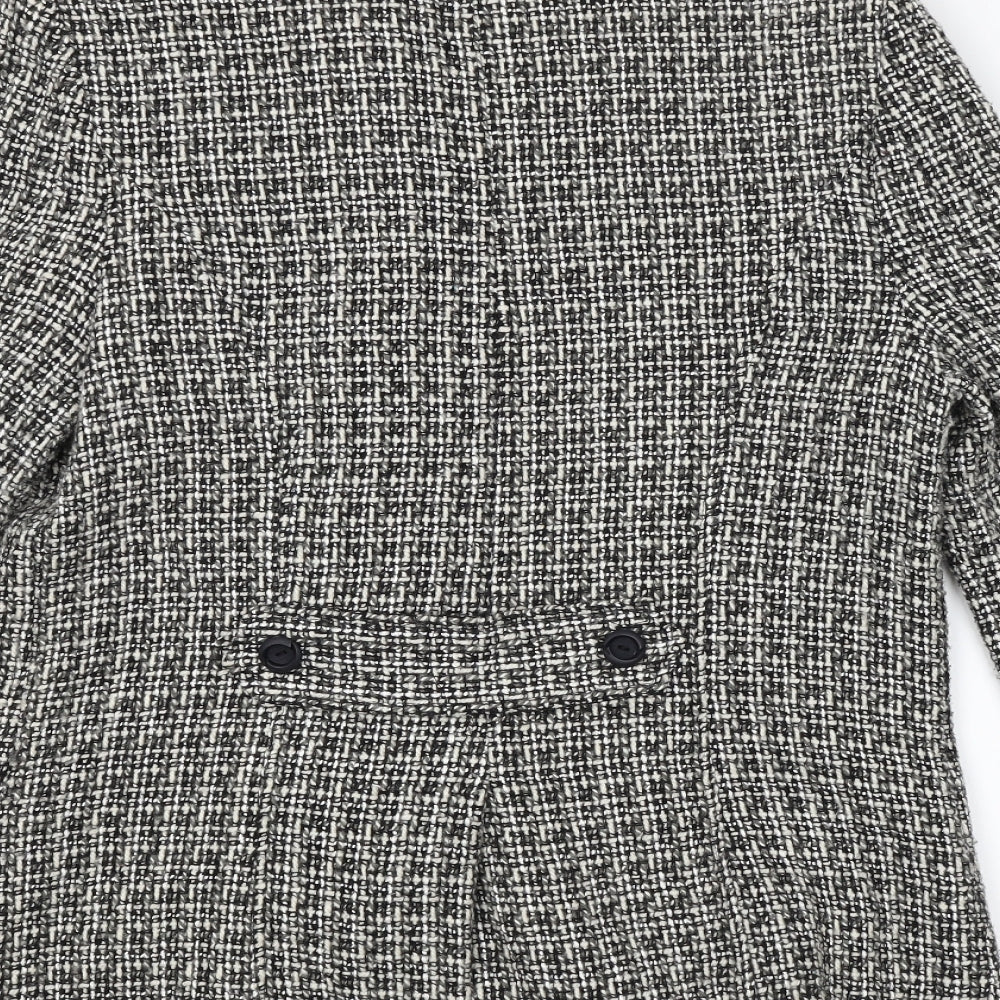 Womens UK Size 12 YAZZ Grey Pea Coat