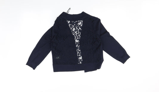 Papaya Womens Blue Cardigan Jumper Size 8