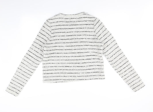 Womens UK Size 14 New Look White Pullover Jumper