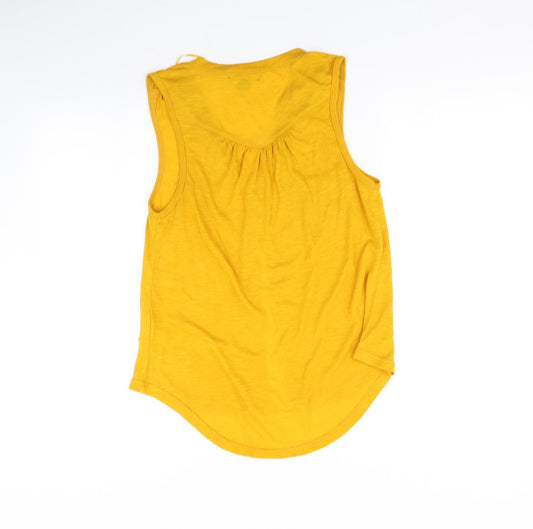 Primark Womens Yellow Camisole T-Shirt Size 8