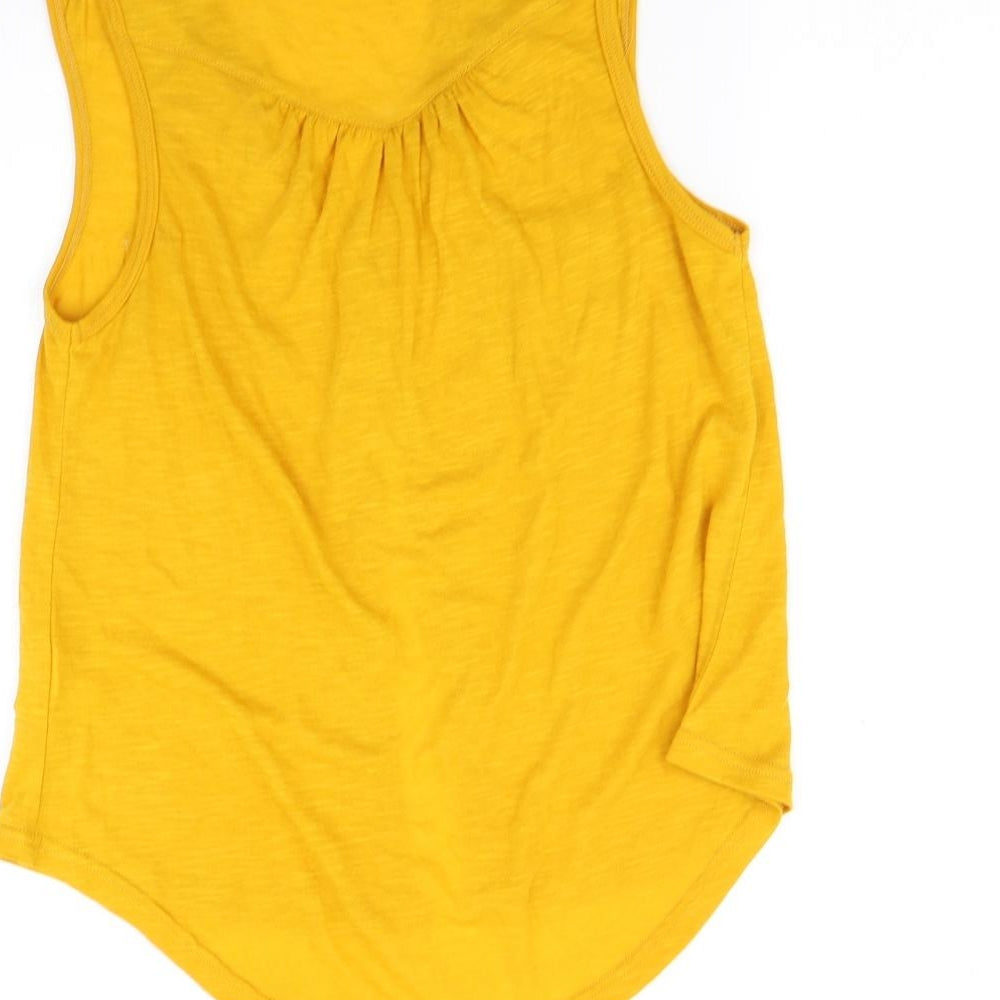 Primark Womens Yellow Camisole T-Shirt Size 8