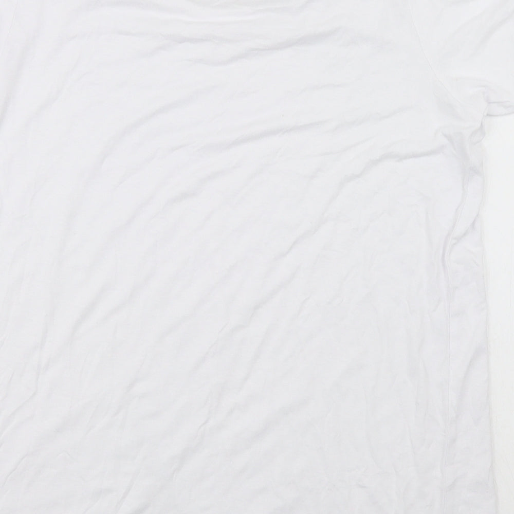 George Womens White Tunic T-Shirt Size 8