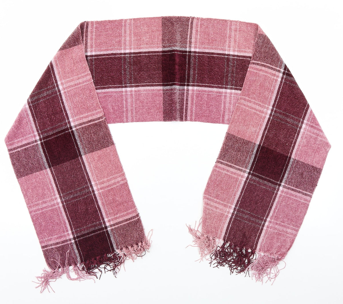 Marks & Spencer Womens Grey Plaid Scarf
