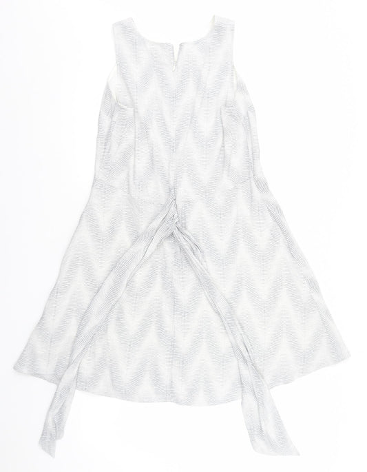 Gap Womens Grey Striped A-Line Size S