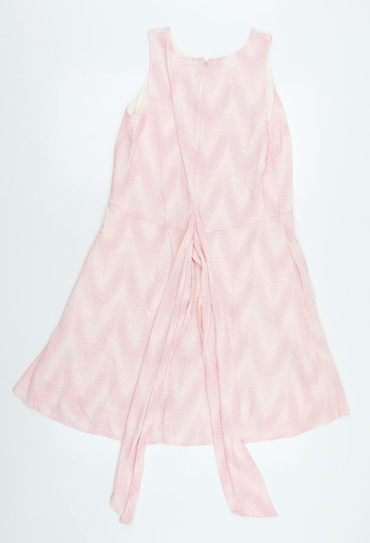 Gap Womens White Striped A-Line Size S