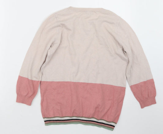 Womens UK Size 8 NEXT Pink Pullover Jumper