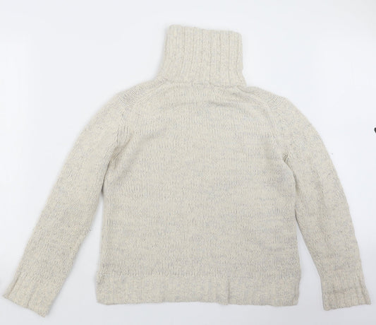Womens UK Size 14 Marks and Spencer White Pullover Sweatshirt