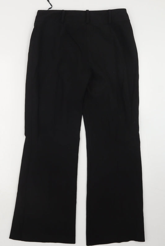 Florence + Fred Womens Black Trousers Size 14 L29 in