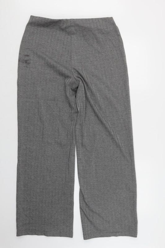 Womens UK Size 16 Marks and Spencer Regular Fit Black Trousers