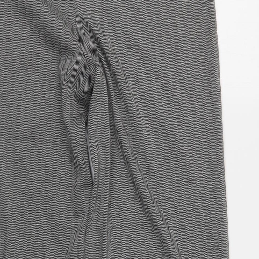 Womens UK Size 16 Marks and Spencer Regular Fit Black Trousers
