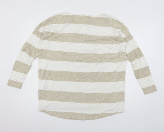 Womens UK Size M Only White Pullover Jumper
