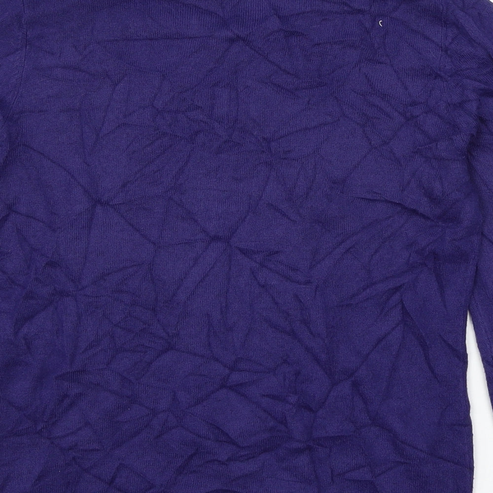 Womens UK Size 10 Marks and Spencer Blue Pullover Jumper