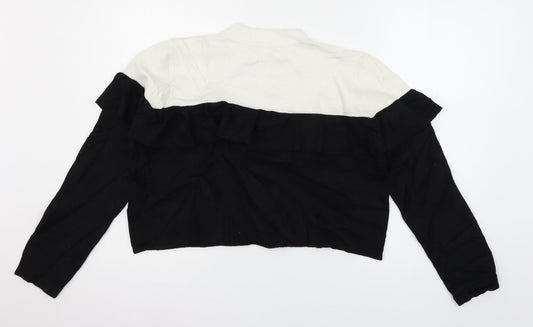 Womens UK Size M Zara Black Pullover Jumper