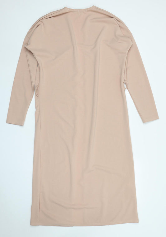 Boohoo Womens Brown Jacket Size S