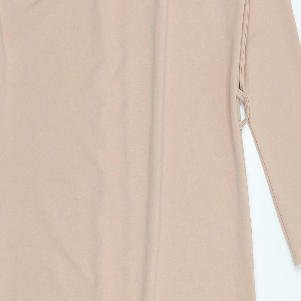 Boohoo Womens Brown Jacket Size S