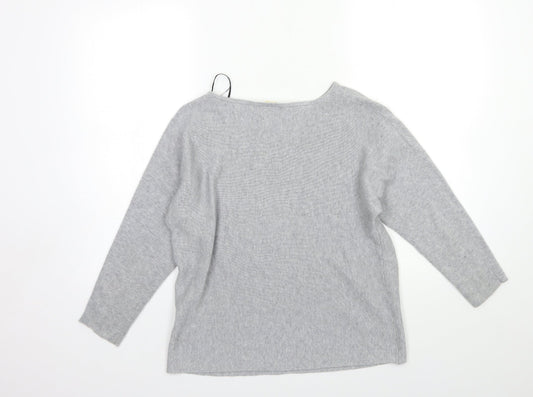 Womens UK Size XS H&M Grey Pullover Jumper