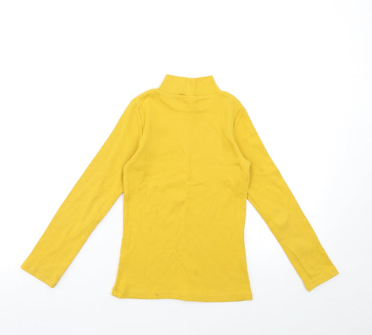 Primark Girls Yellow Pullover Jumper Size 8-9 Years