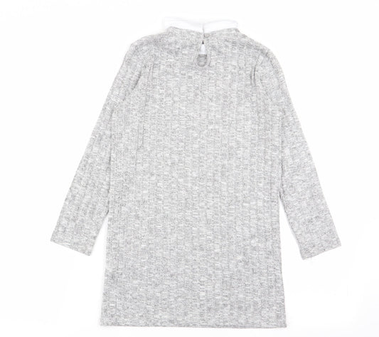 Primark Girls Grey Fit & Flare Size 8-9 Years