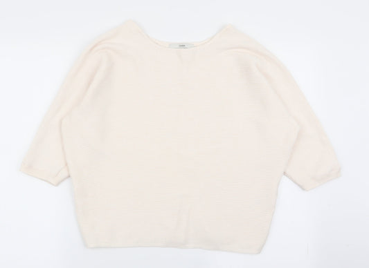 Womens UK Size M Asda George Ivory Pullover Jumper