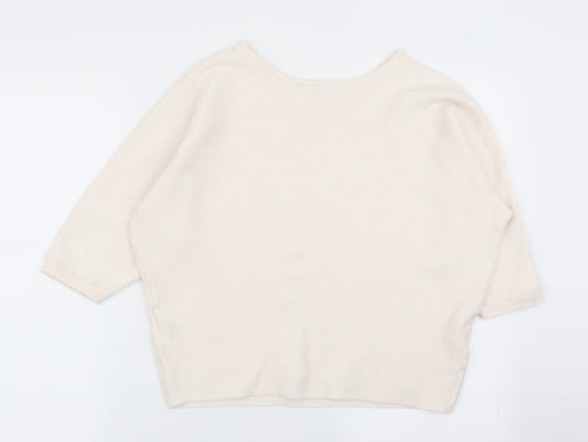 Asda George Womens Ivory   Pullover Jumper Size M